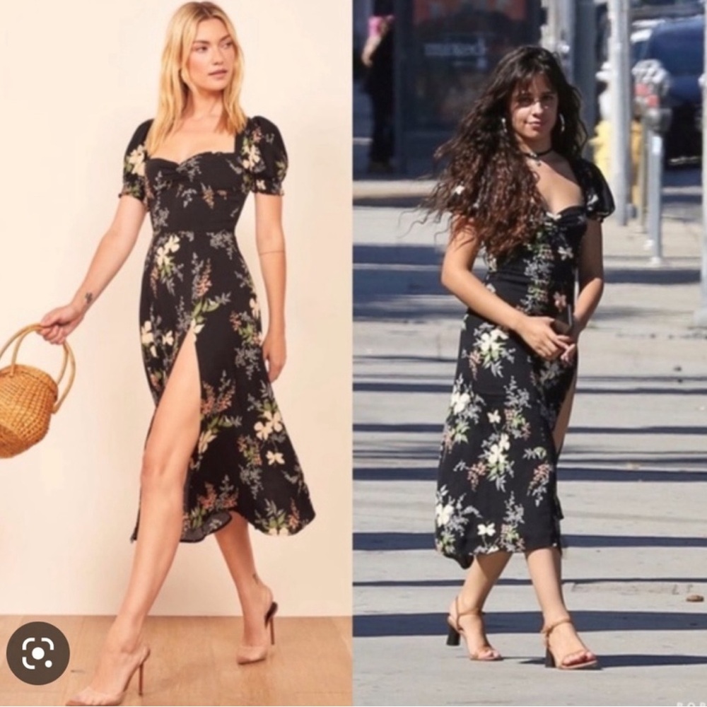 Reformation Lacey Midi Dress in Isabella